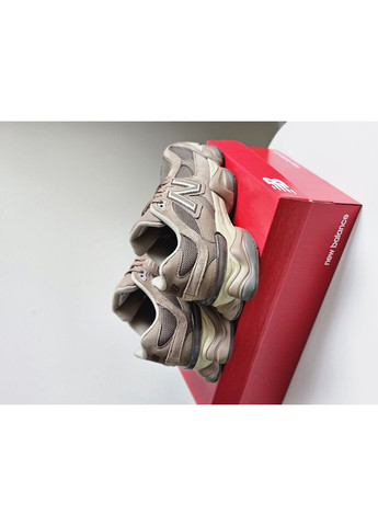 Коричневі Осінні кросівки чоловічі і жіночі new balance 9060 beige brown | нью беланс 9060 коричневі No Brand