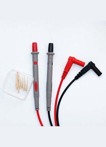 Щупи для мультиметра, тестера MPS-0408 силіконові, змінні тонкі наконечники / 1000В / 20А No Brand (322566768)