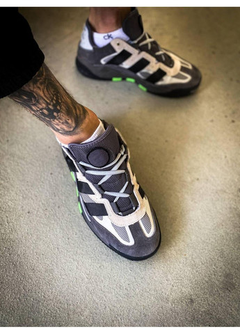 КРОССОВКИ ЖЕНСКИЕ ADIDAS NITEBALL GREY FIVE АДИДАС НАЙТБОЛ No Brand серые демисезоны (367172396)