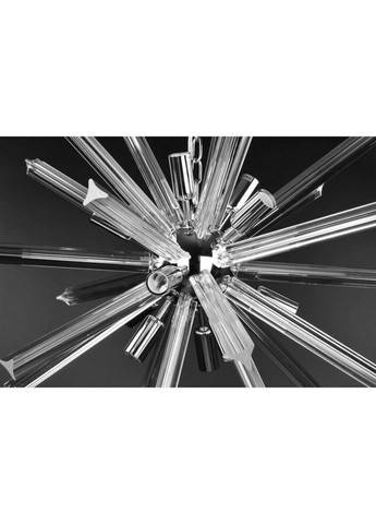 Люстра підвісна на 12 лампочок 26759 Хром 65-140х65х65 см. Sunnysky (335975159)