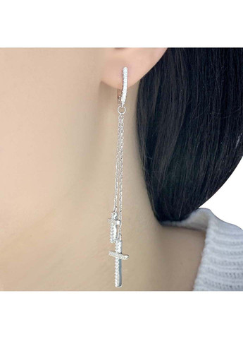 Серебряные серьги с фианитами (1956571) Silver Breeze (317355326)