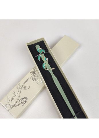 Бамбукова шпилька-палочка з акрилу для волосся в азіатському стилі в подарунковій коробочці No Brand (352474443)