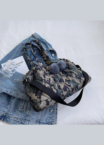 Сумка-тоут женская стеганая через плечо Bloom camouflage Italian Bags (289872497)