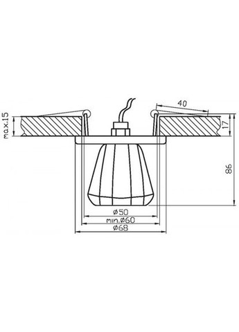 Точечный светильник SK-32 (2292482) Candellux (361313508)