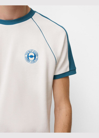 Біла футболка Bershka 8132/538 WHITE