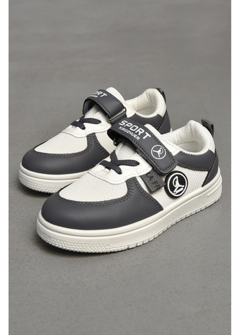 Сірі осінні кросівки дитячі сірого кольору Let's Shop