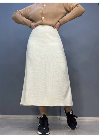 Молочная юбка женская 2024402 трапеция косичка длинная one size My Fashion