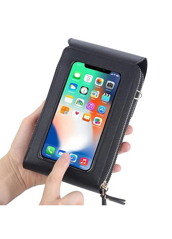 Женская сумочка через плечо Phone Purse, Черная/Сумка клатч/ Сумка для телефона/Кросбодиная сумка Baellerry (367060340)