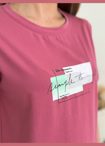 Темно-розовая летняя футболки Magnet WN20-621