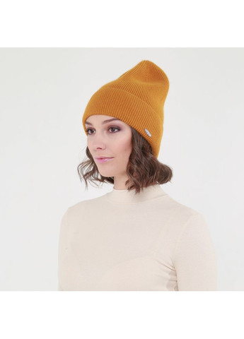 Шапка бини женская ангора оранжевая WILDE LuckyLOOK 708-434 (322790318)
