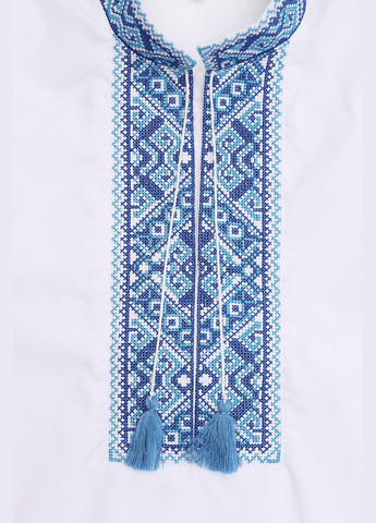 Біла вишиванка для хлопчика колір білий cb-00279793 поплін (336146274)