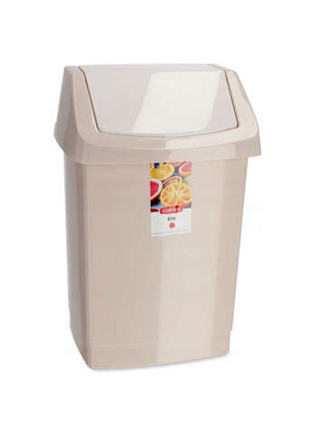 Контейнер для сміття з поворотною кришкою Click-It 9 л (04042) Мармуровий Curver (334005531)