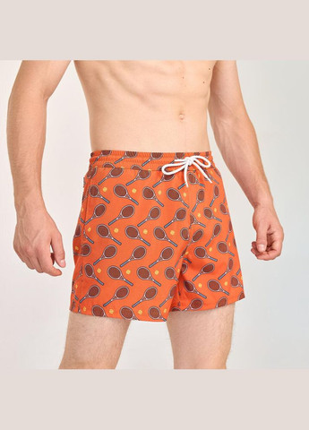 Чоловічі шорти для плавання фіолетові з принтом No Brand (346085278)