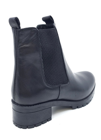 Осенние женские ботинки черные кожаные at-13-1 24 см (р) ALTURA