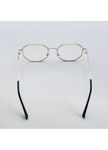 Круглі металеві комп'ютерні окуляри, унісекс золотисті No Brand (328445771)