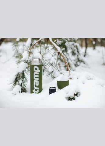 Термос питний Soft Touch 0,75 л Хакі TRC-108-khaki Tramp (317559350)