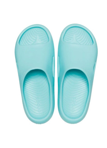 Голубые женские кроксы mellow slide m4w6-36-23 см pure water 208392 Crocs