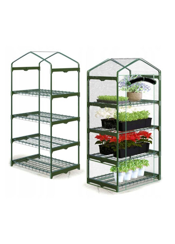 Стелаж-теплиця Зелена 50 х 70 х 160 см (4923) Plonos (316152130)