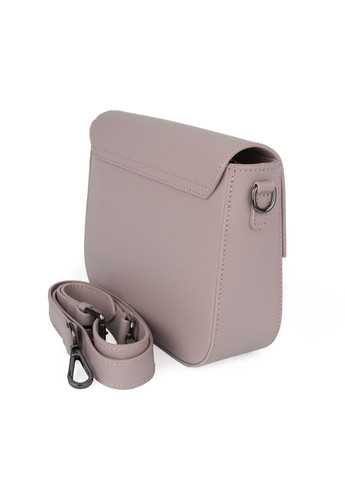 Сумка кожаная женская 03797 пудровая на магните Virginia Conti (327666115)