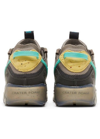 Коричневі всесезонні кросівки air max 90 terrascape moon fossil light menta - dq3987-001 Nike