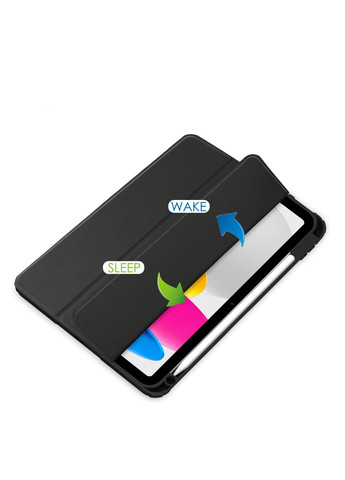Чехол-книга Soft Edge TPU с креплением Apple Pencil для Apple iPad Air (4/5) 2020/2022 10.9" Black (711696) BeCover (351559742)