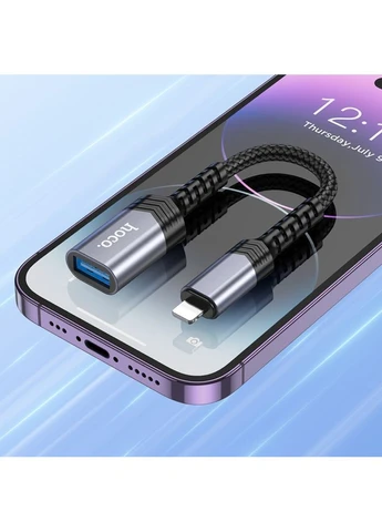Мультиадаптер хаб UA24 Lightning to USB 2.0 Hoco (373641137)