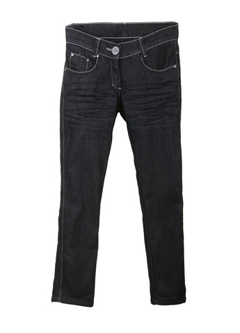 Черные демисезонные джинсы Puledro