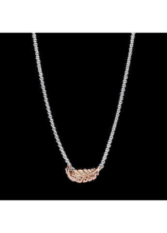 Серебряное ожерелье Пандора "Выгнутое перышко" Kabluchka (355462811)