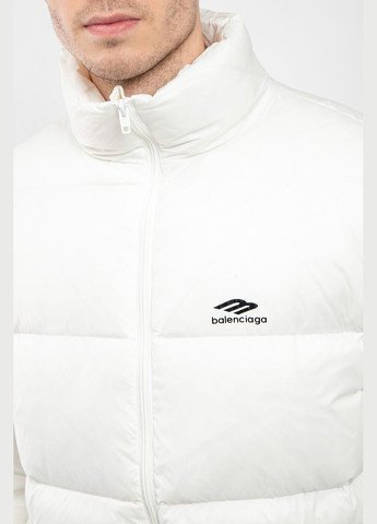 Біла зимня куртка Balenciaga