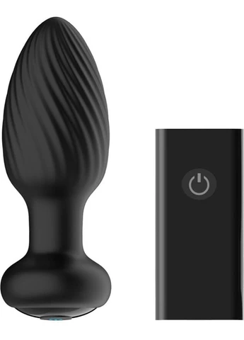 Анальна вібропробка з Пультом управління TORNADO Remote Control чорна Nexus (382714560)
