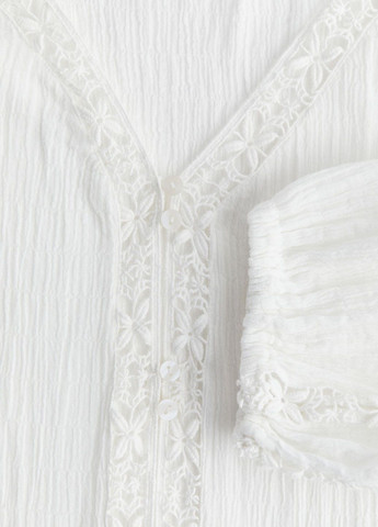 Білий кежуал сукня H&M однотонна