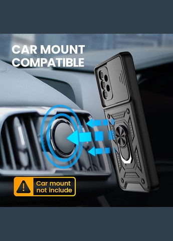 Протиударний чохол для Galaxy A13 Чорний магніт кільце Samsung (322212430)