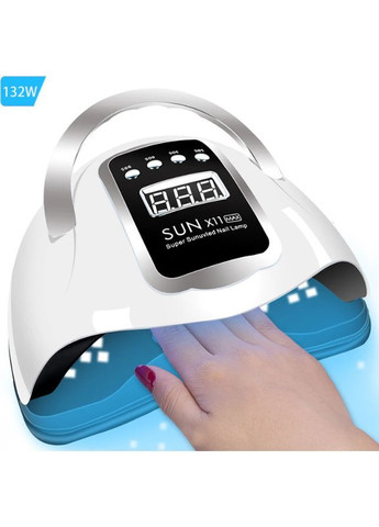 Стартовый набор для маникюра с лампой 132Вт, фрезер, гель лак 27шт, полигели 4шт и другое Sun (365291138)