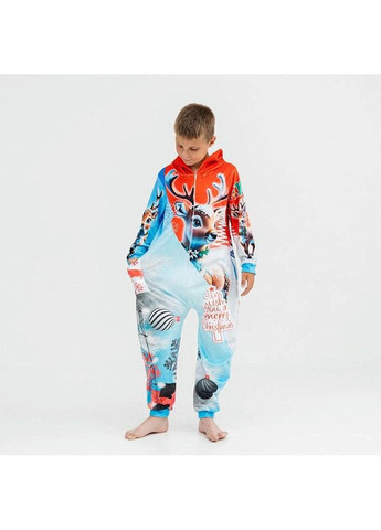 Кигуруми детское 3D Снежные олени 4005, 1, 122 17421 122, см FlexDress (324623495)