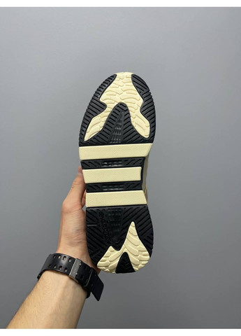 Чорні Осінні кросівки чоловічі adidas niteball beige black orange v2 адідас найтбол No Brand