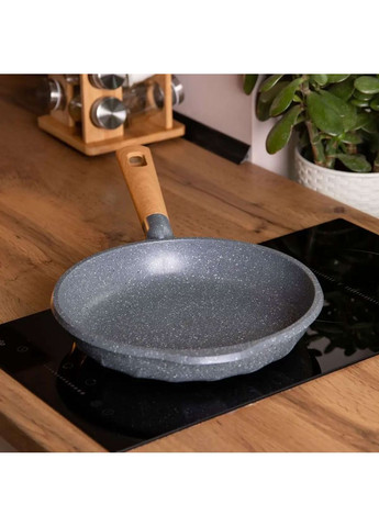 Сковорода алюминиевая MGC с мраморным антипригарным покрытием 28 см, серый MGC HP-4-420G No Brand (358885709)
