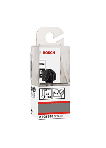 Пазовая фреза (16х8х45 мм) Standard for Wood галтельная (21744) Bosch (290253152)