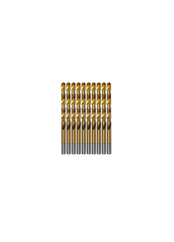 Набір свердл P61204-10 (HSS-G-TiN, 6.5x101 мм, 10 шт) по металу (7722) Makita (263434991)