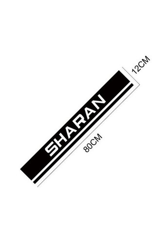 Полосы на капот 3D TUNING STUDIO Фольксваген Шаран B 800х120х0.060мм No Brand (362498668)