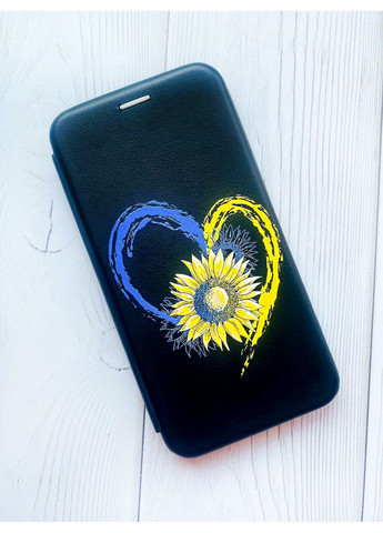 Чехол-книжка с рисунком для Xiaomi Redmi Note 11T:: Сердце с подсолнухом (принт 260) G-Case (359485568)