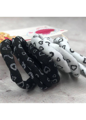 6 шт. - Набор резиночки бесшовные 4 см. - Белый микс №2 Plus-plus (352746047)