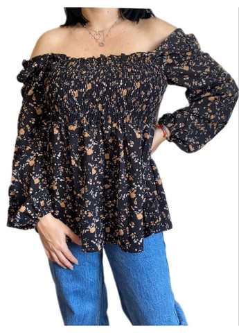 Комбинированная блузка Fashion Club