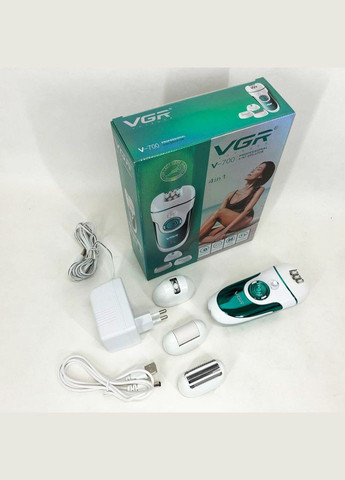 Жіночий епілятор для брів та обличчя V-700, Терка для п'ят, Жіночий ER-241 епілятор пемза VGR (329870823)