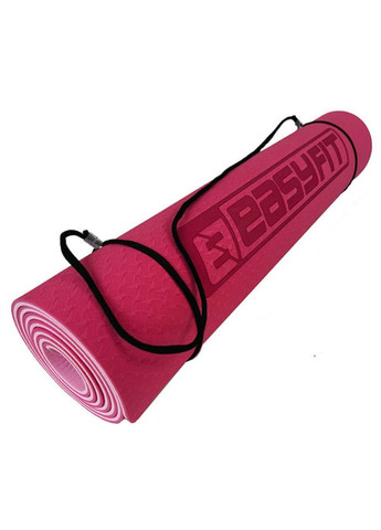 Коврик спортивный ПВХ Premium 183х61х6 см Розовый EasyFit (365653700)