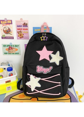Рюкзак шкільний з різнокольоровими зірками для підлітків у стилі Y2K 38x13x30 см No Brand (365751612)