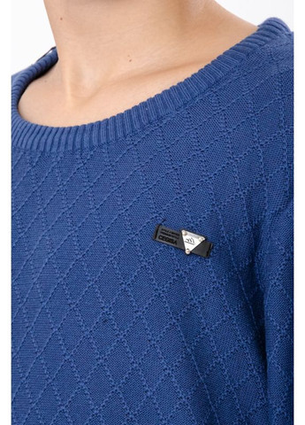 Синій зимовий підлітковий джемпер прямого крою для хлопчика (p-18496) Носи своє