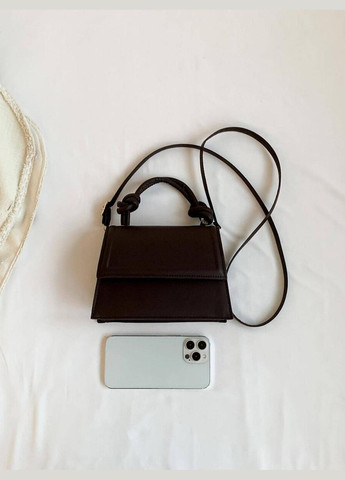 Женская сумка 9492 кросс-боди коричневая No Brand (313235623)