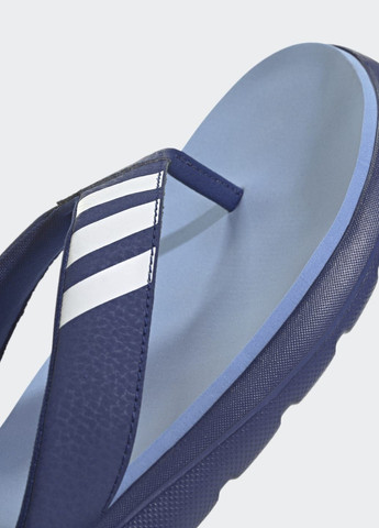 Синие спортивные шлепанцы comfort adidas