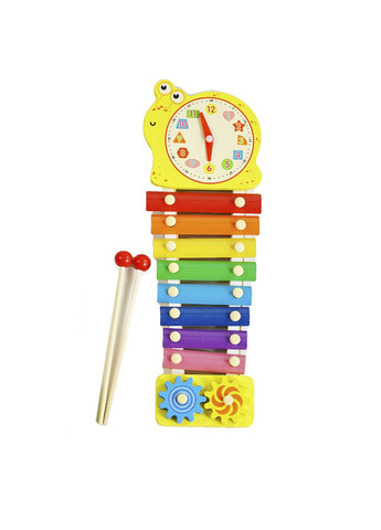 Ксилофон Часы цвет разноцветный ЦБ-00260878 Fun Game (302293624)