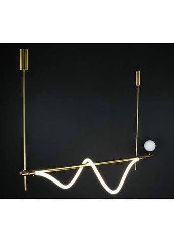 Люстра світлодіодна стельова LED світильник для квартири на стелю ледве 27149 Латунь 40-122х30х120 см. Sunnysky (324395906)